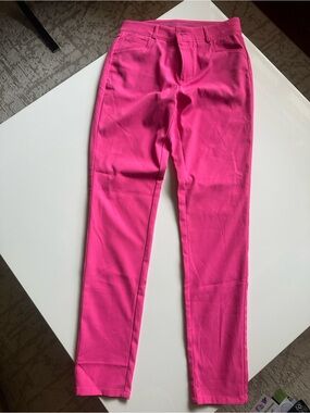 Penguin Neon Pink Skinny Women's Golf Pants